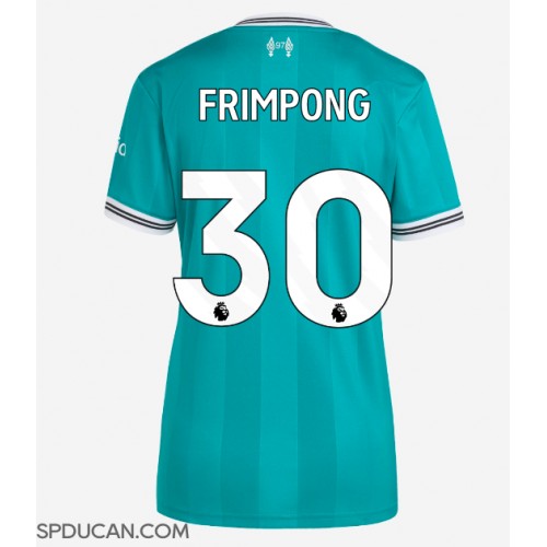 Zenski Nogometni Dres Liverpool Jeremie Frimpong #30 Rezervni 2025-26 Kratak Rukav